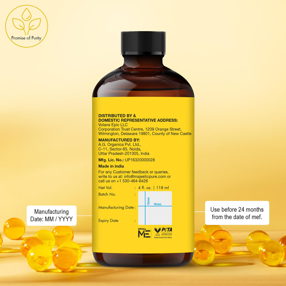 Majestic Pure Vitamina E: zona de ojos hidratada con aplicación suave.