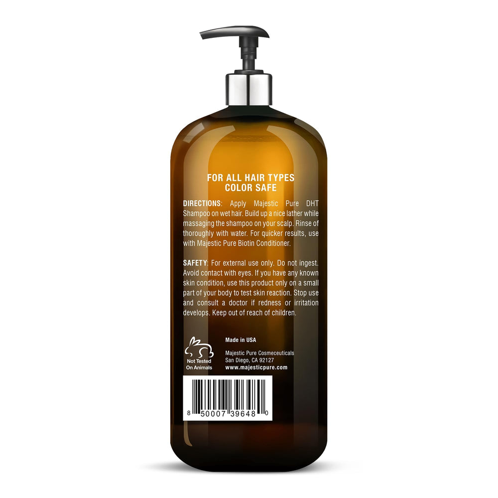 Champú Majestic Pure Biotina: apto para hombres y mujeres con cabello fino.