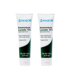 MAJOR Ammonium Lactate 12% crema hidratante, frente del envase, ideal para hidratar piel seca