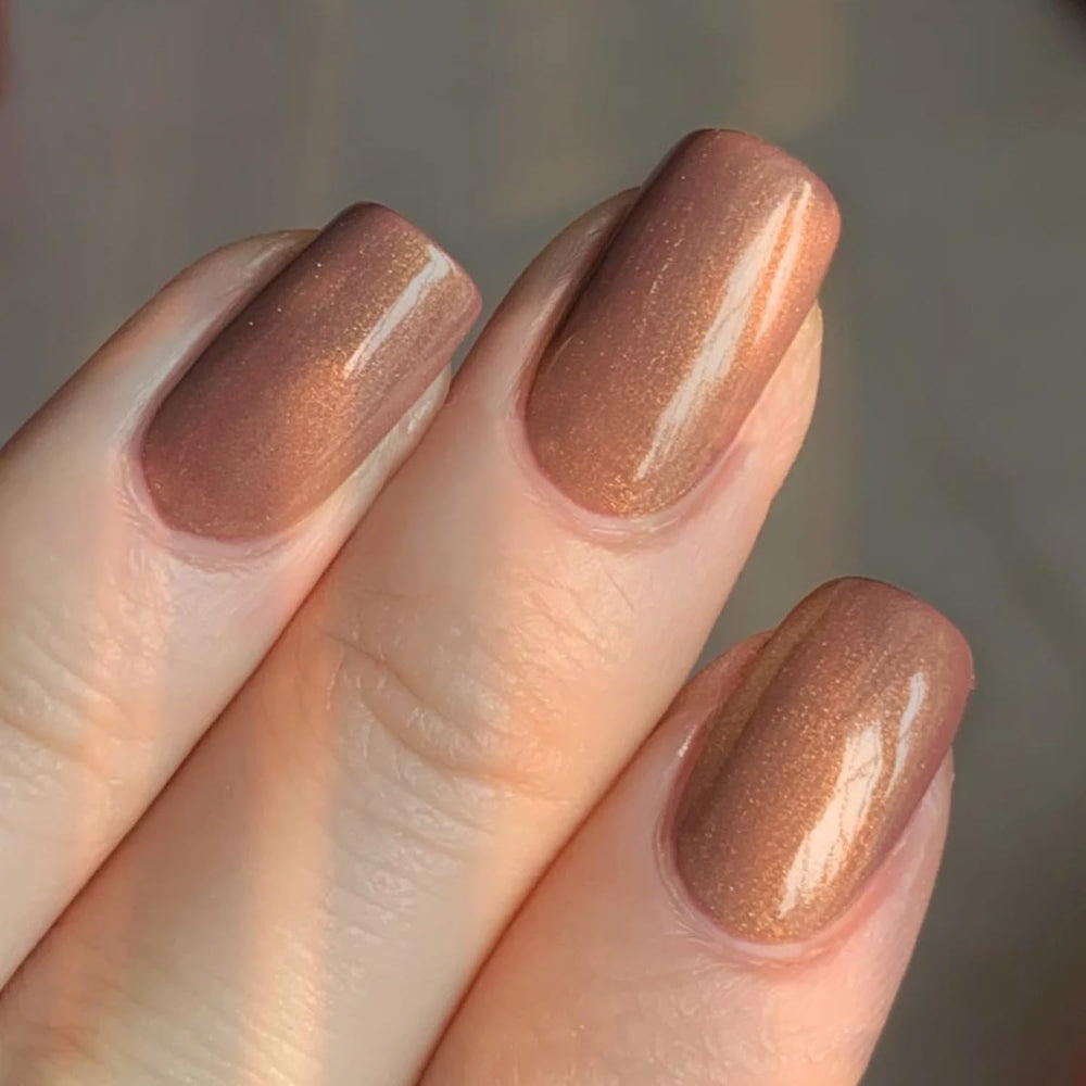 Major Dijit, brillo intenso en tono ocre para uñas.