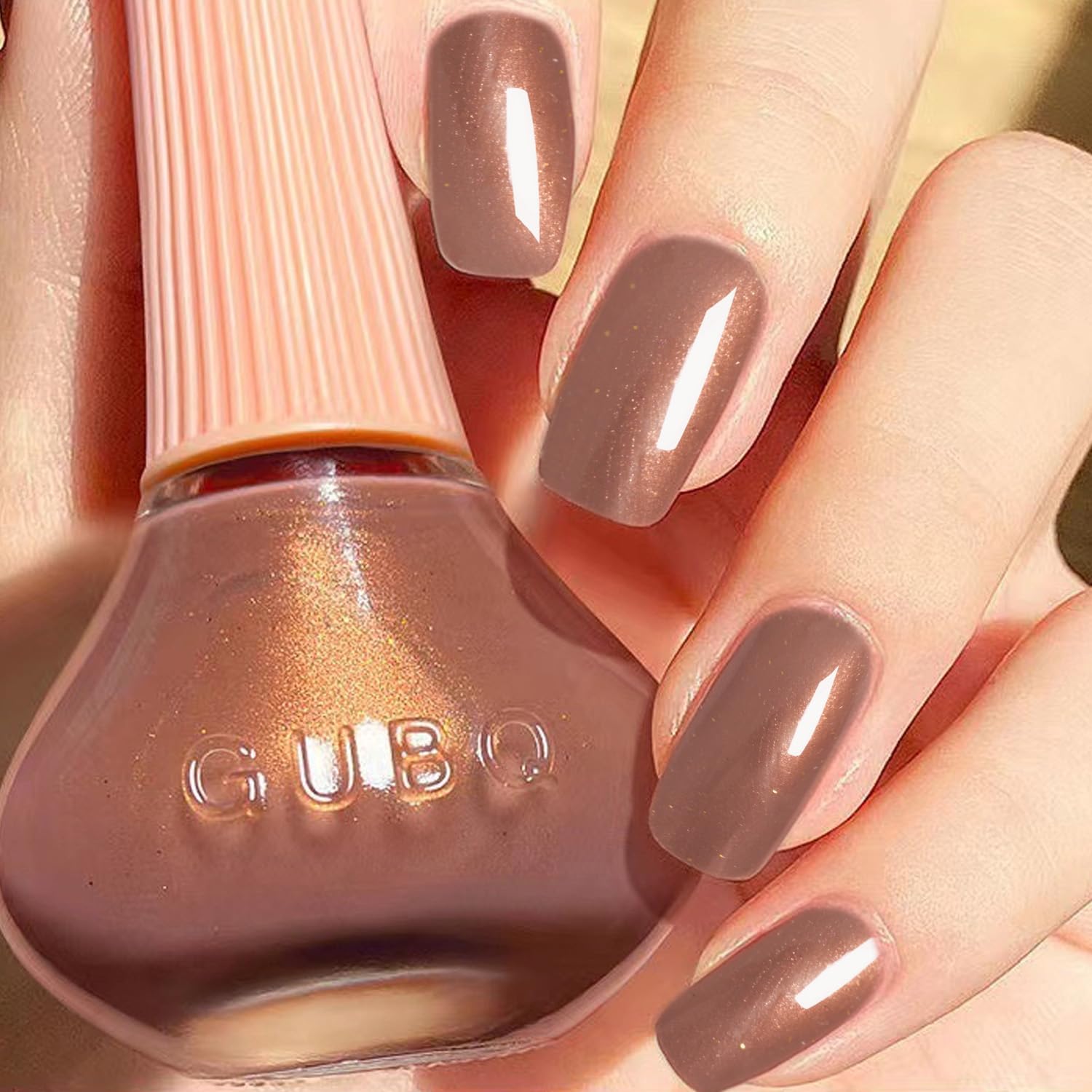 Major Dijit esmalte ocre, secado rápido para uñas.