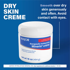 MAJOR Minerin Créme, sin fragancia, ideal para piel sensible y propensa a irritación.
