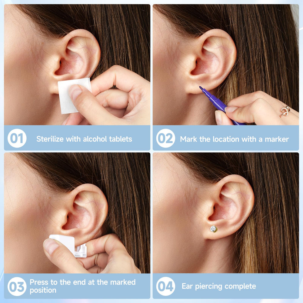 Makalong premium 925 silver ear retainer to keep holes open.