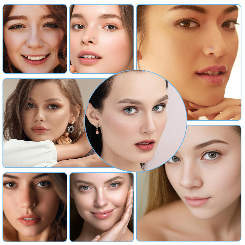 Makalong clear retainers hide piercings discreetly for everyday wear.