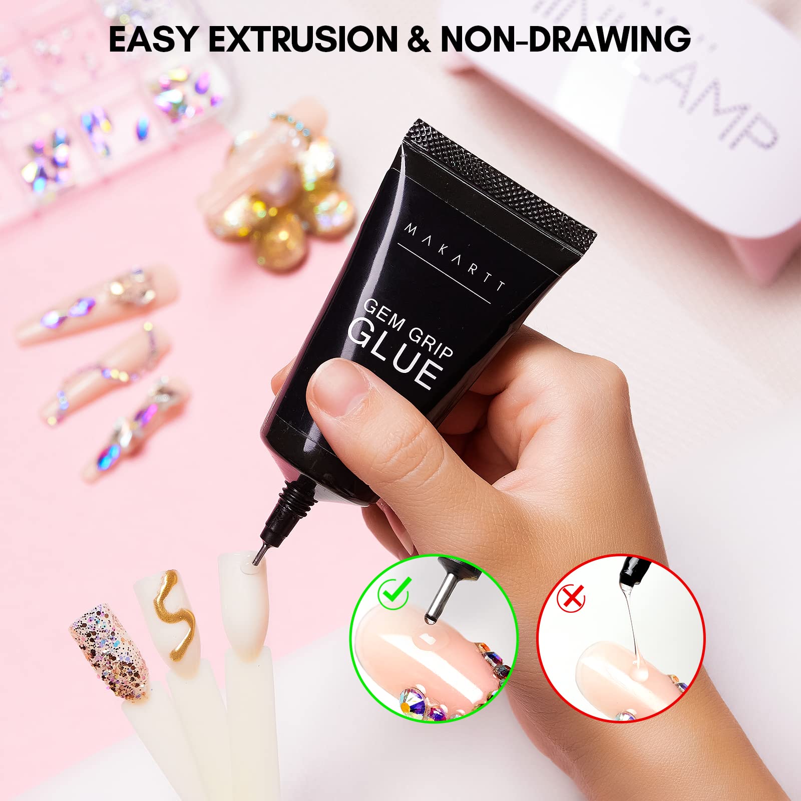 Makartt aplicación compatible con sistemas de uñas variados