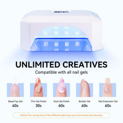 Makartt Aurora rechargeable 2600mAh battery emphasizes cordless convenience for salon or home use.