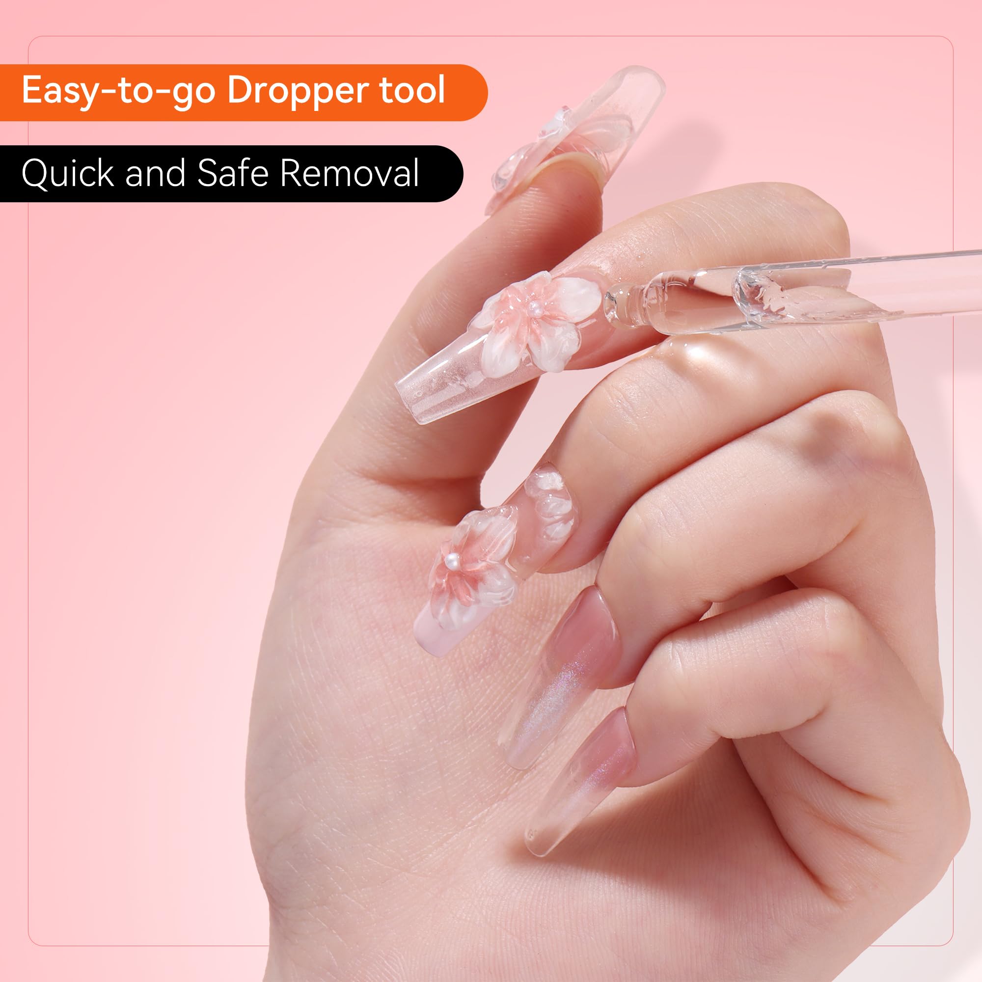 Makartt bote-remover-pegamento-uñas 30 ml para retirada eficiente.