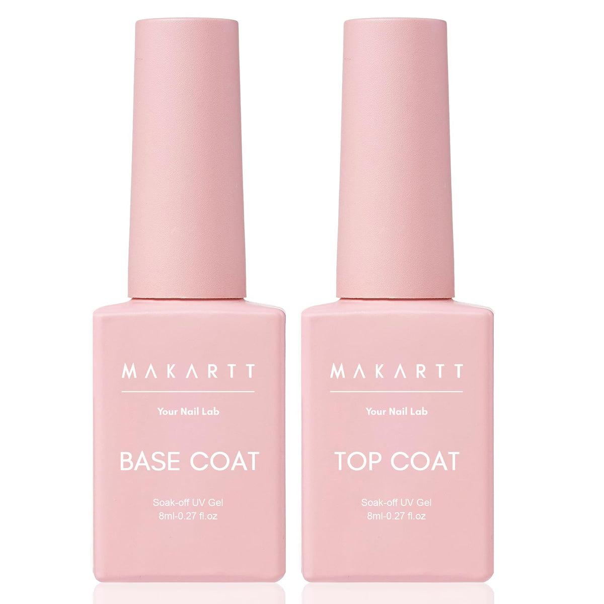 Makartt clear base coat bottle prepared for ultra-strong adhesion.