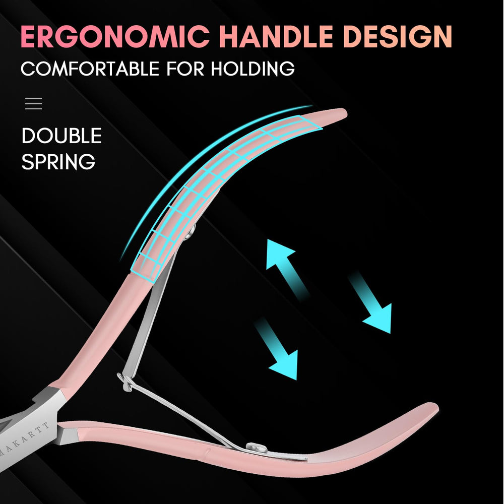 Makartt Cuticle Nippers eagle mouth blades for targeted cuticle work