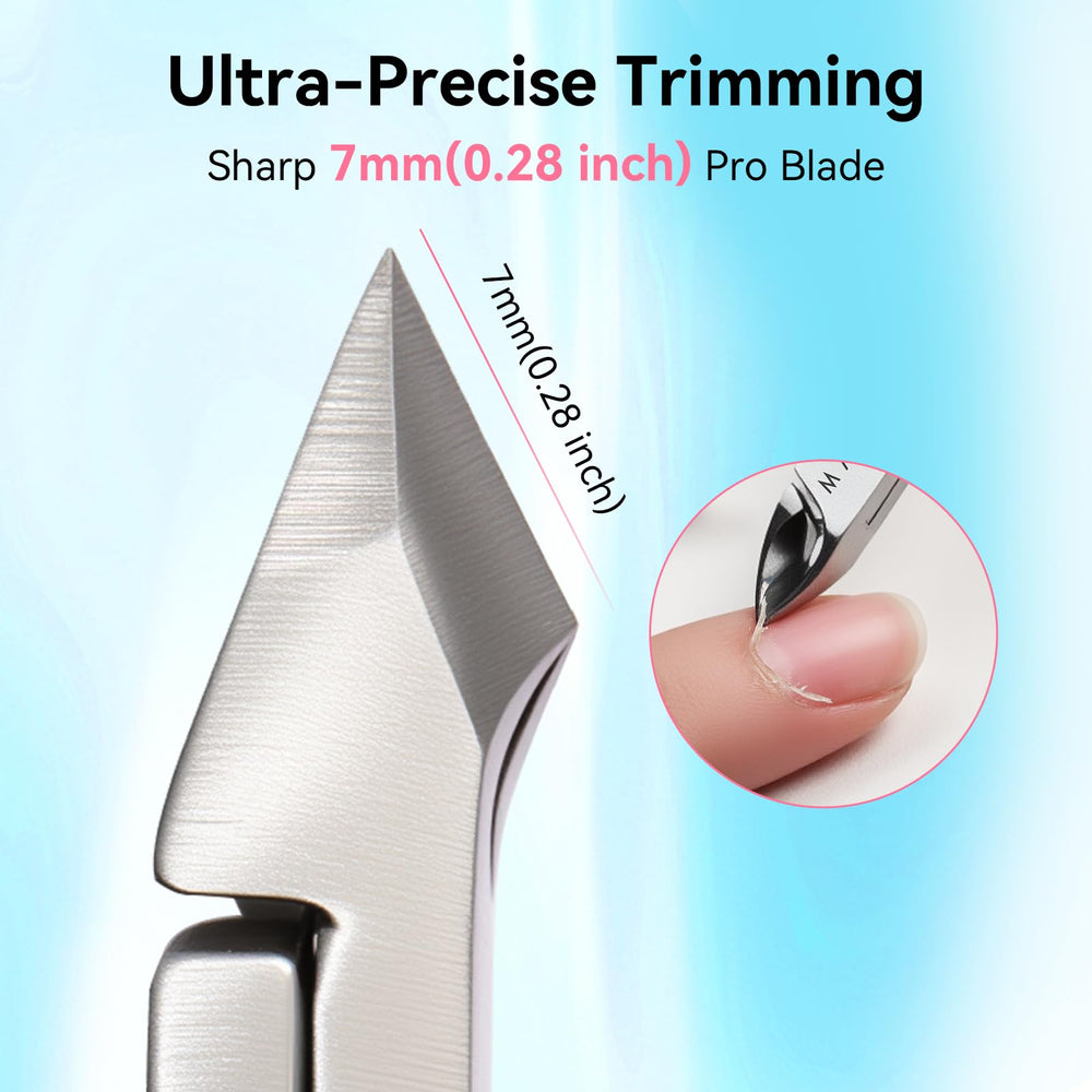 Makartt Cuticle Pusher dual-ended; curved spoon for lifting cuticles gently.