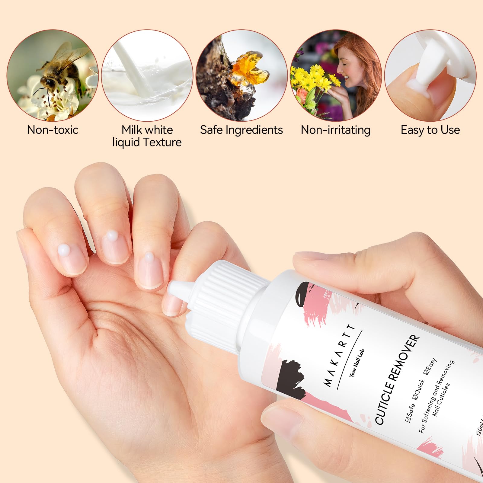 Makartt cuticle remover kit complete set for professional at home care