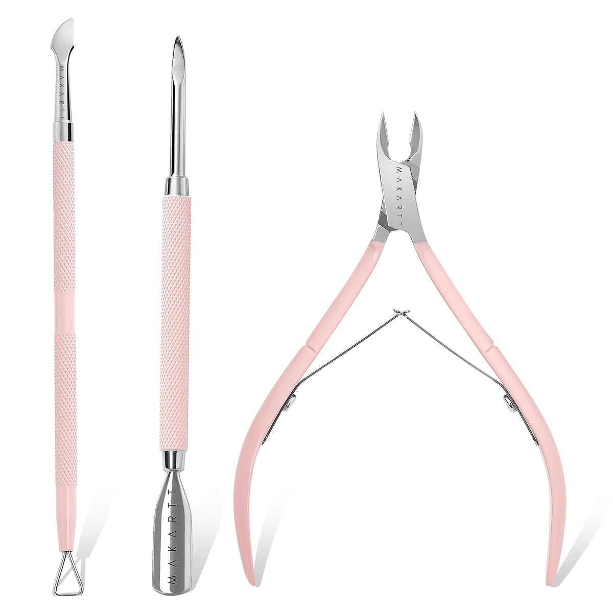 Makartt Cuticle Trimmer 3-Piece Nipper for precise cuticle trimming and neat edges.