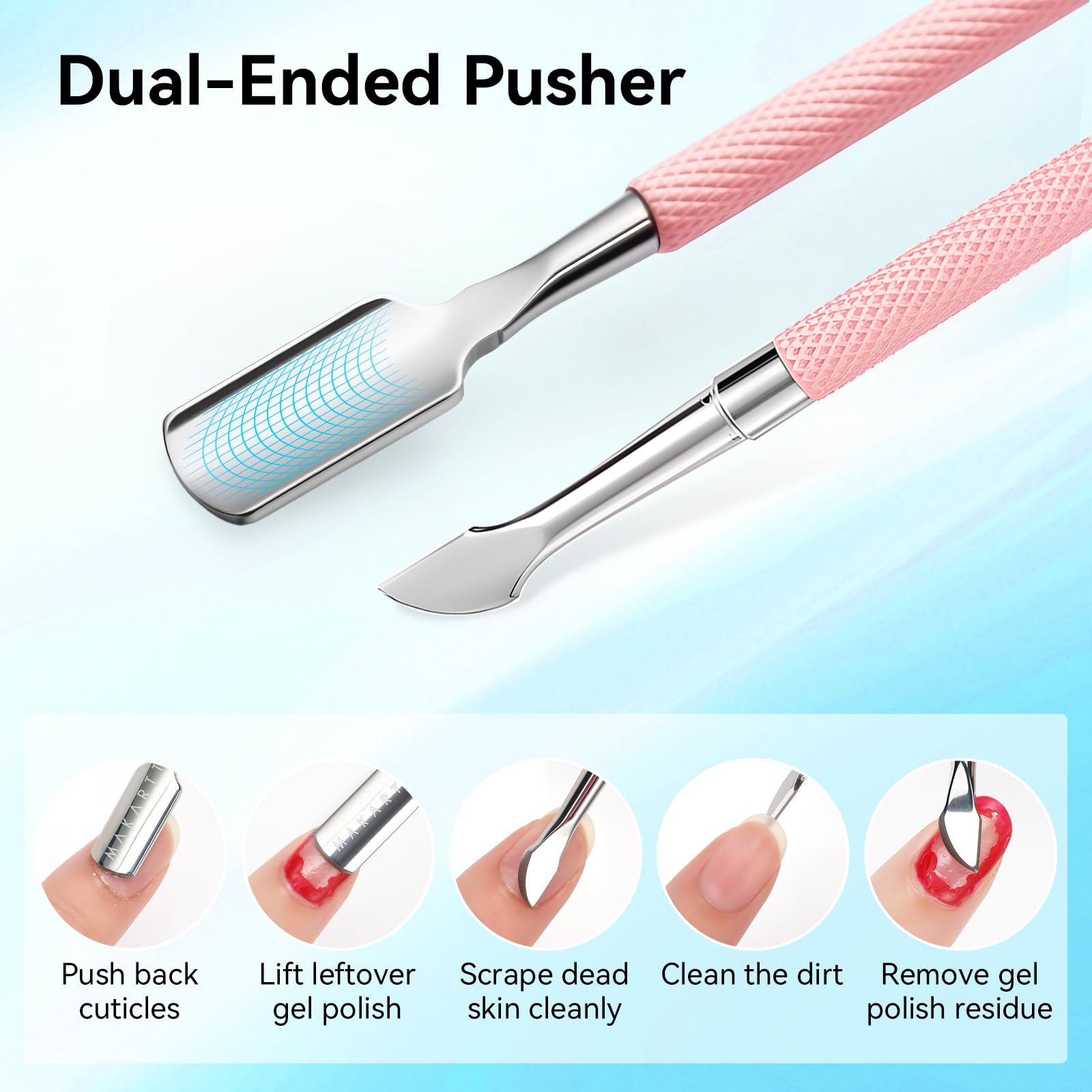 Makartt Cuticle Trimmer 7mm blade for neat nail edges.