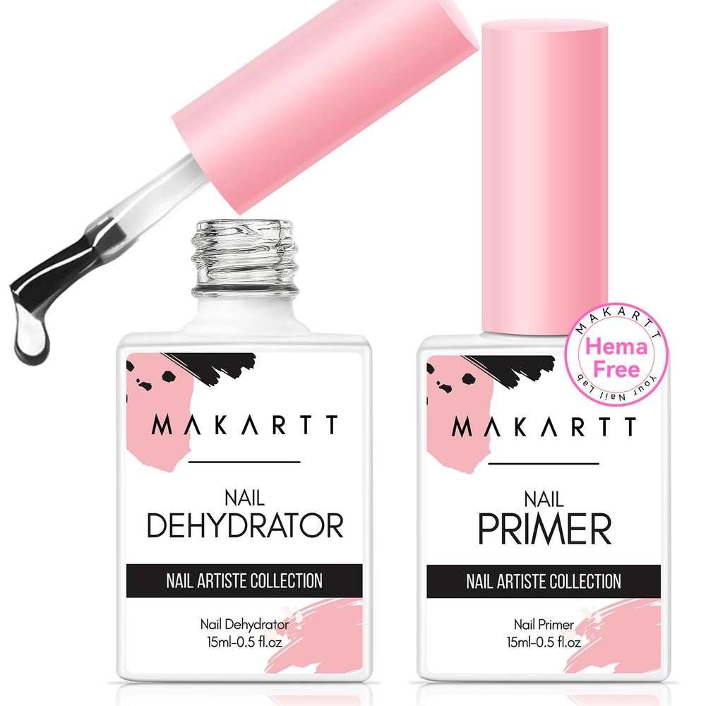 Makartt deshidratador-primer uñas con envase, sin ácido, preparado para preparación de uñas
