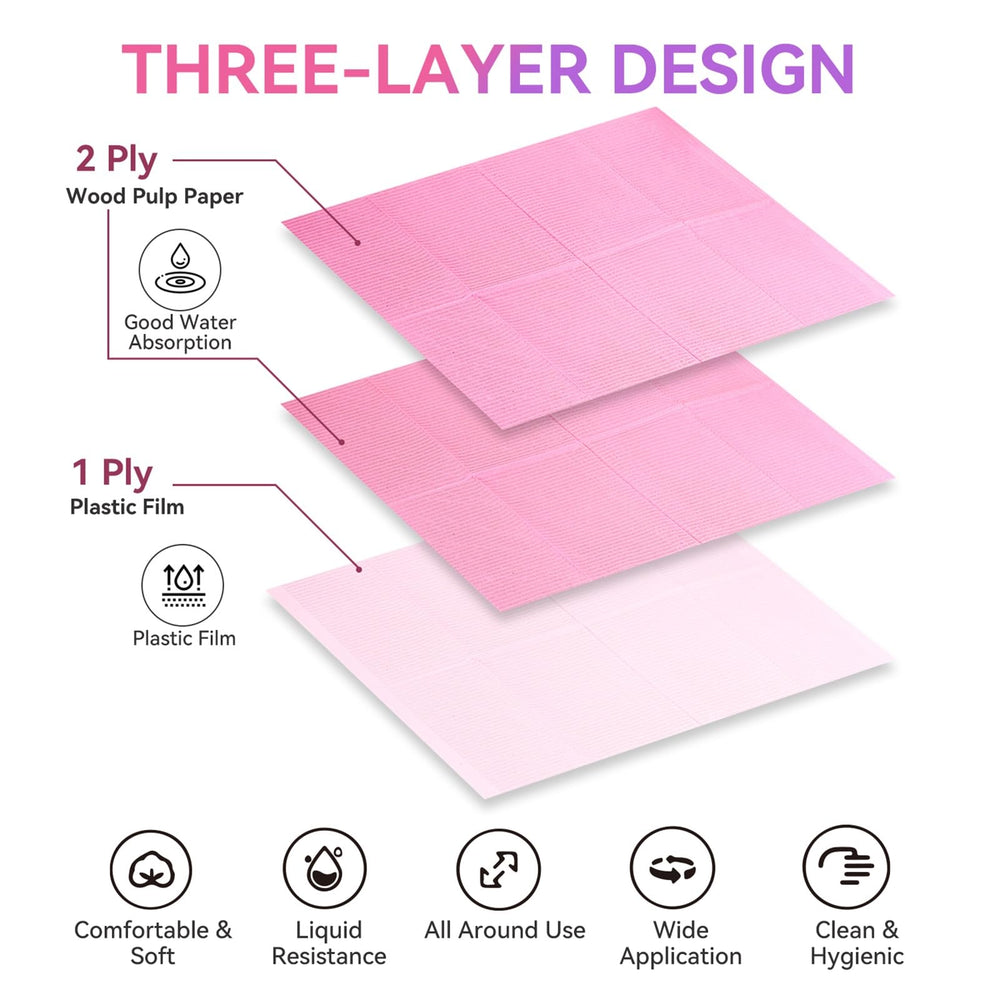 Makartt disposable foldable nail mats packaging for hygienic one-time use