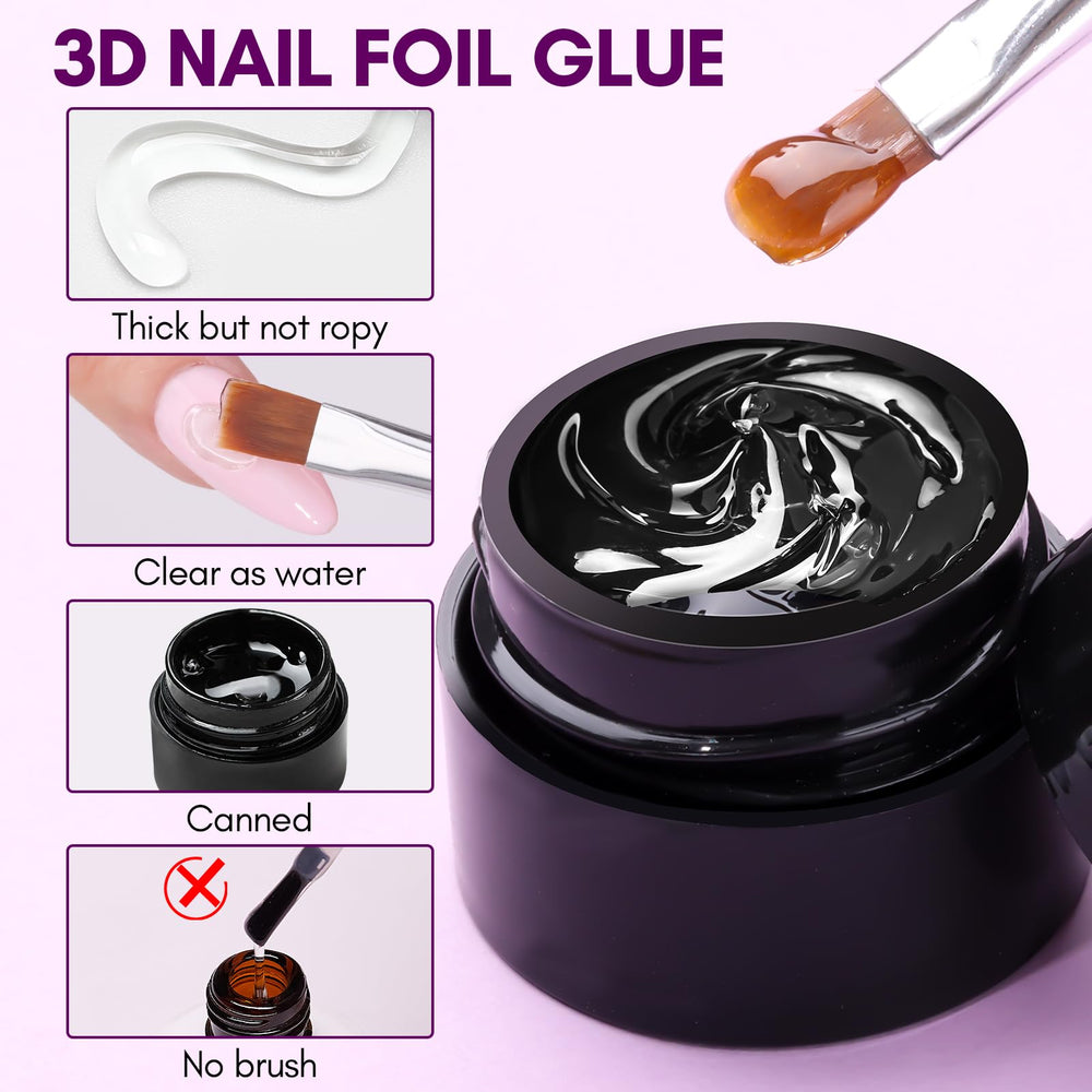 Efectos 3D lineales con este gel para uñas Makartt