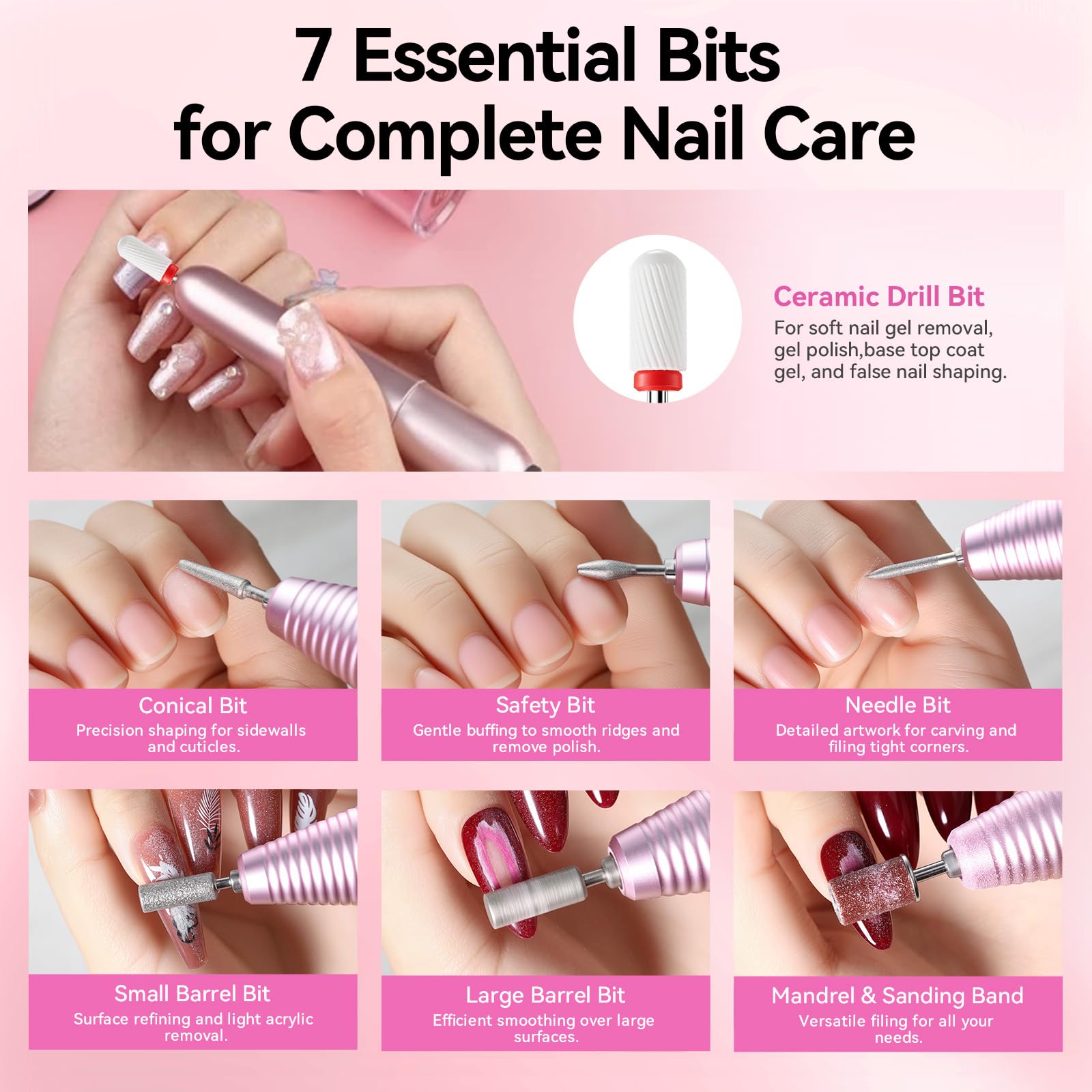 Makartt Electric Nail Drill offers long battery life for busy salons on the go.