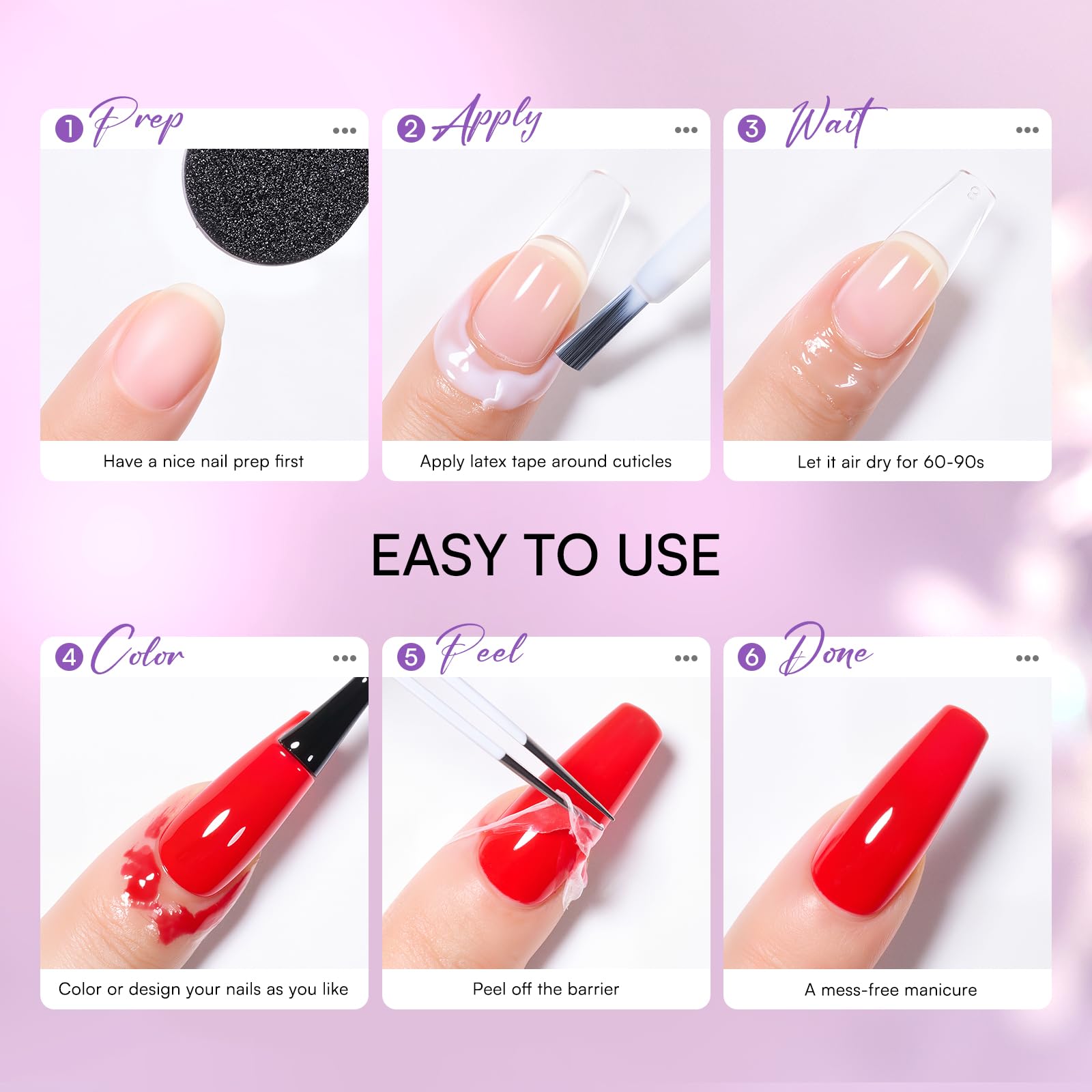 Makartt estampado-latex-uñas: compatible con grabado para acabado pulido.