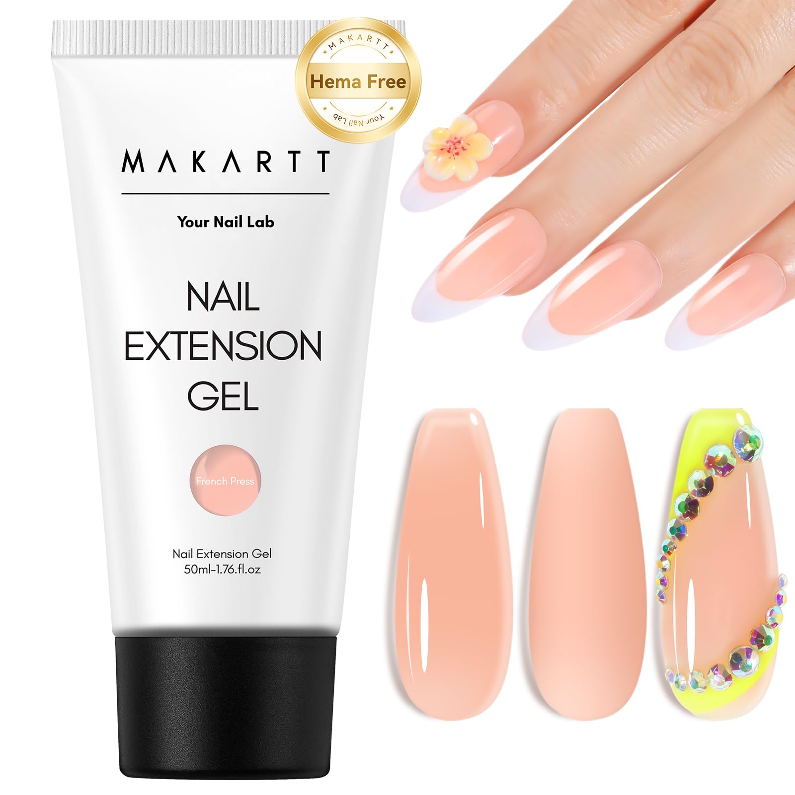 Estuche de almacenamiento Makartt para gel de uñas de 50 ml.