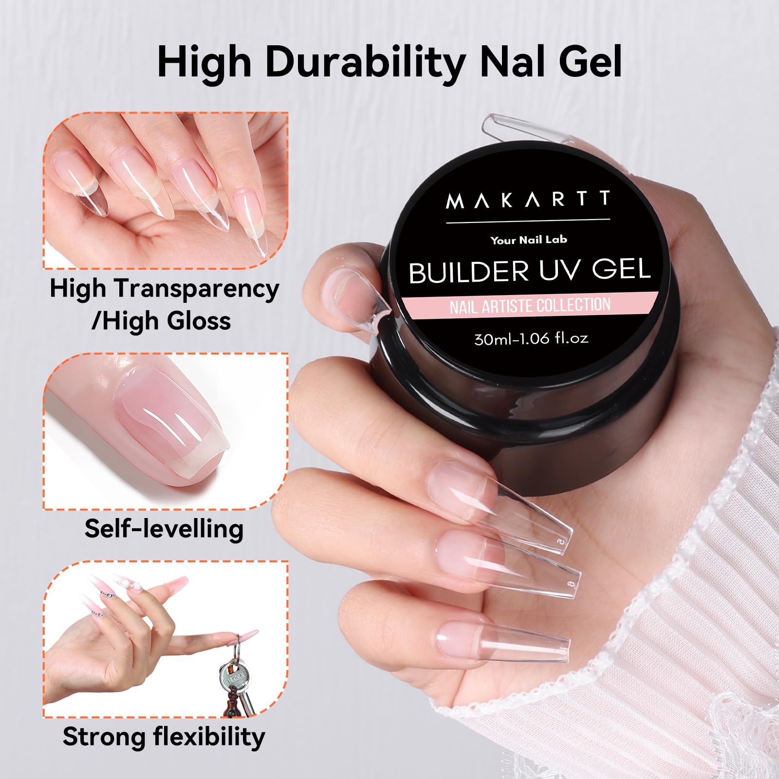 Makartt formas duales: ajuste versátil para modelar uñas.