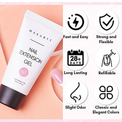 Makartt gel-durabilidad-resistencia ofrece uñas más fuertes y duraderas.