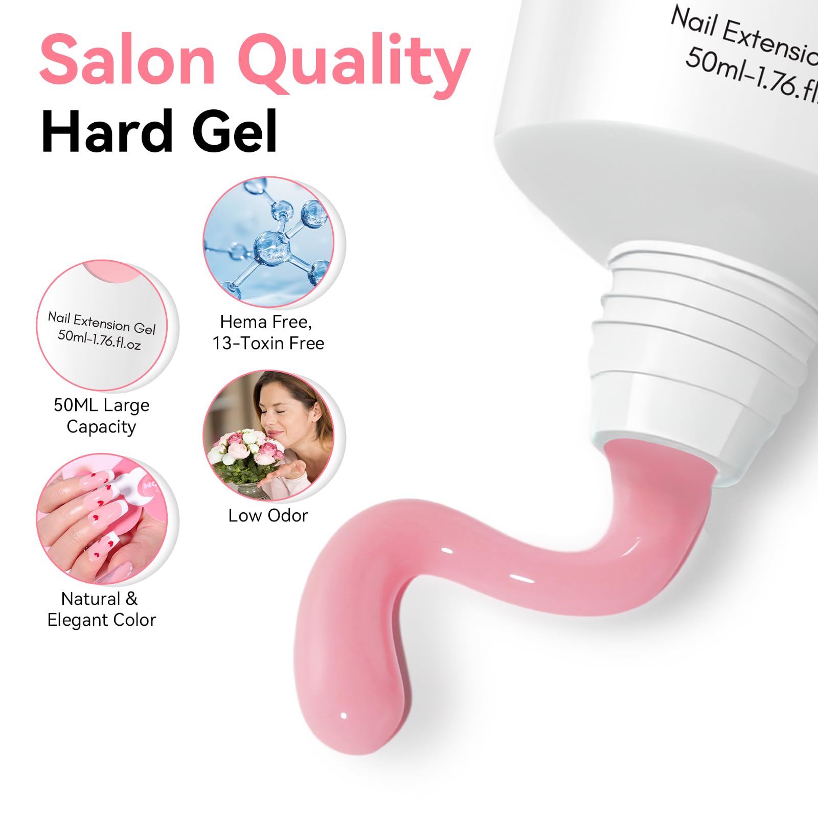 Makartt Gel overlay on natural nails for durable daily wear