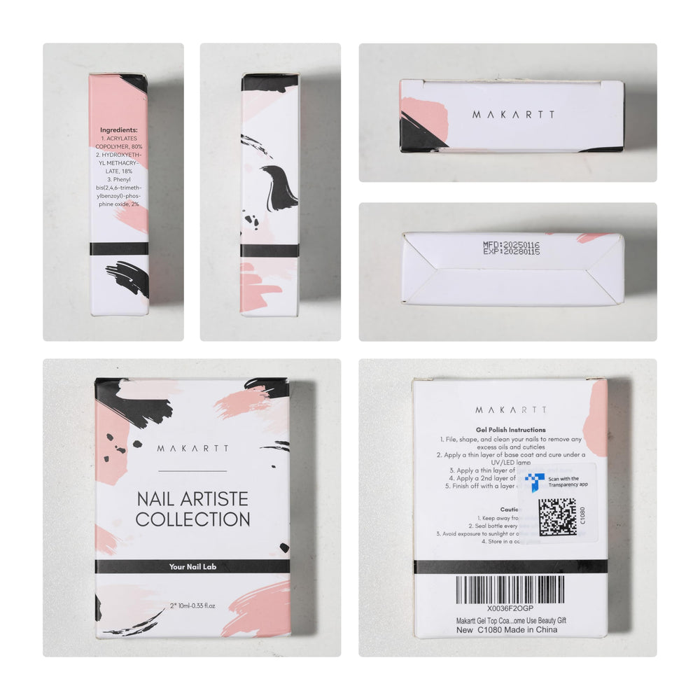Makartt Gel Top Coat home-salon usage suitable for DIY manicures at home.