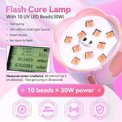 Makartt gooseneck offers flexible 360-degree positioning for Nail Lamp.