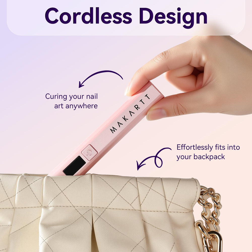 Makartt rechargeable USB nail lamp ready for cordless use