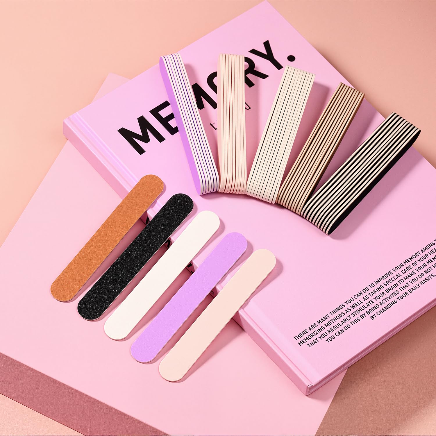Makartt mini nail files compact size ideal for on-the-go touch-ups.
