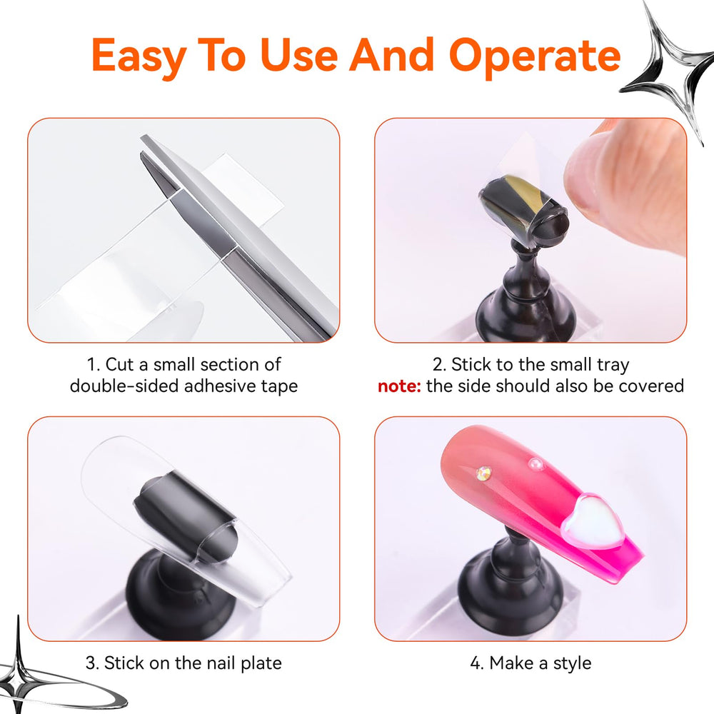 Makartt magnetic stand for painting nails supports steady, comfortable sessions.