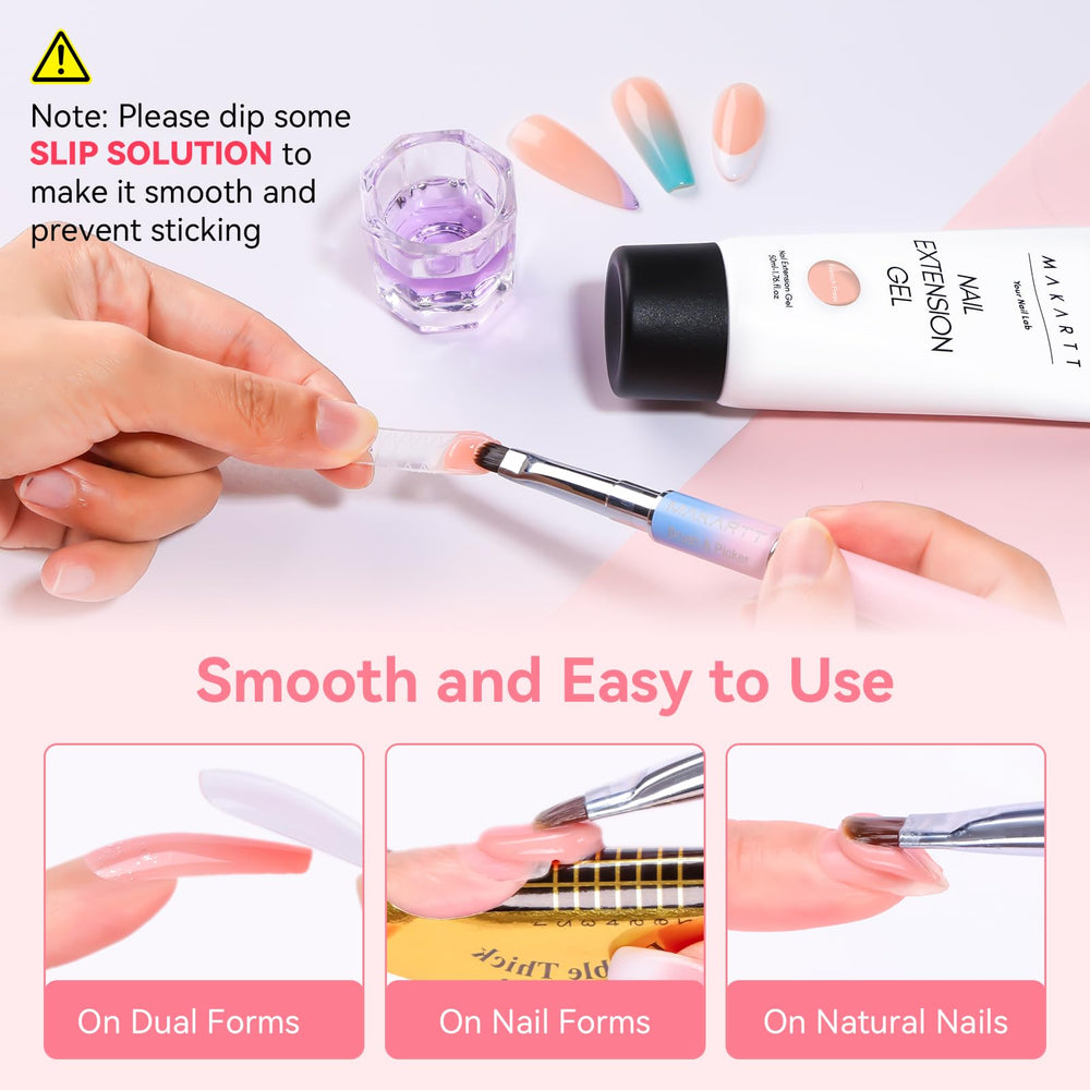 Modelado 3D con gel Makartt para uñas con volumen y forma definidos.