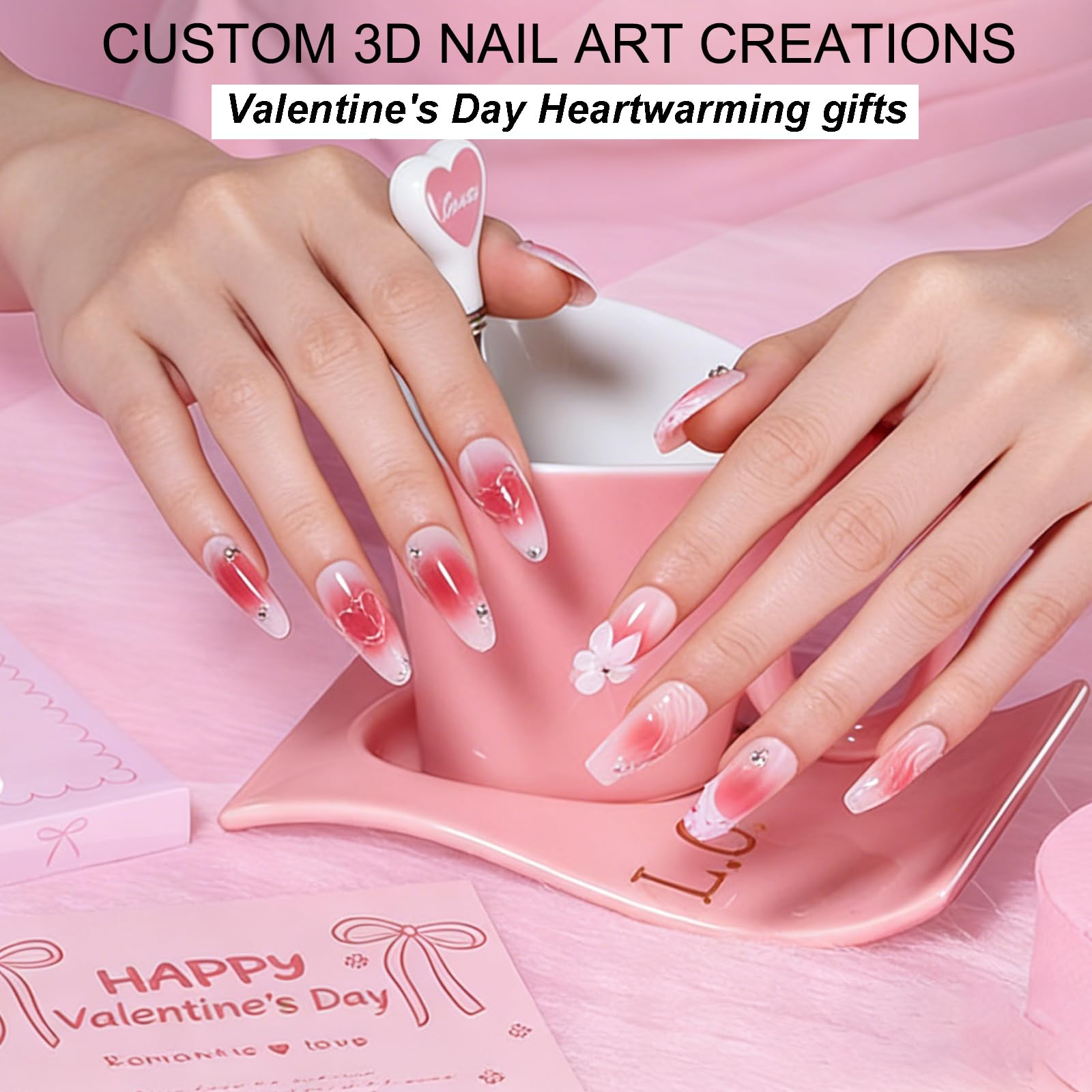 Makartt moldes silicona corazones, flores y mariposas para diseños 3D vistosos