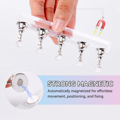 Makartt nail art display stand enables easy practice setup for painting and design.