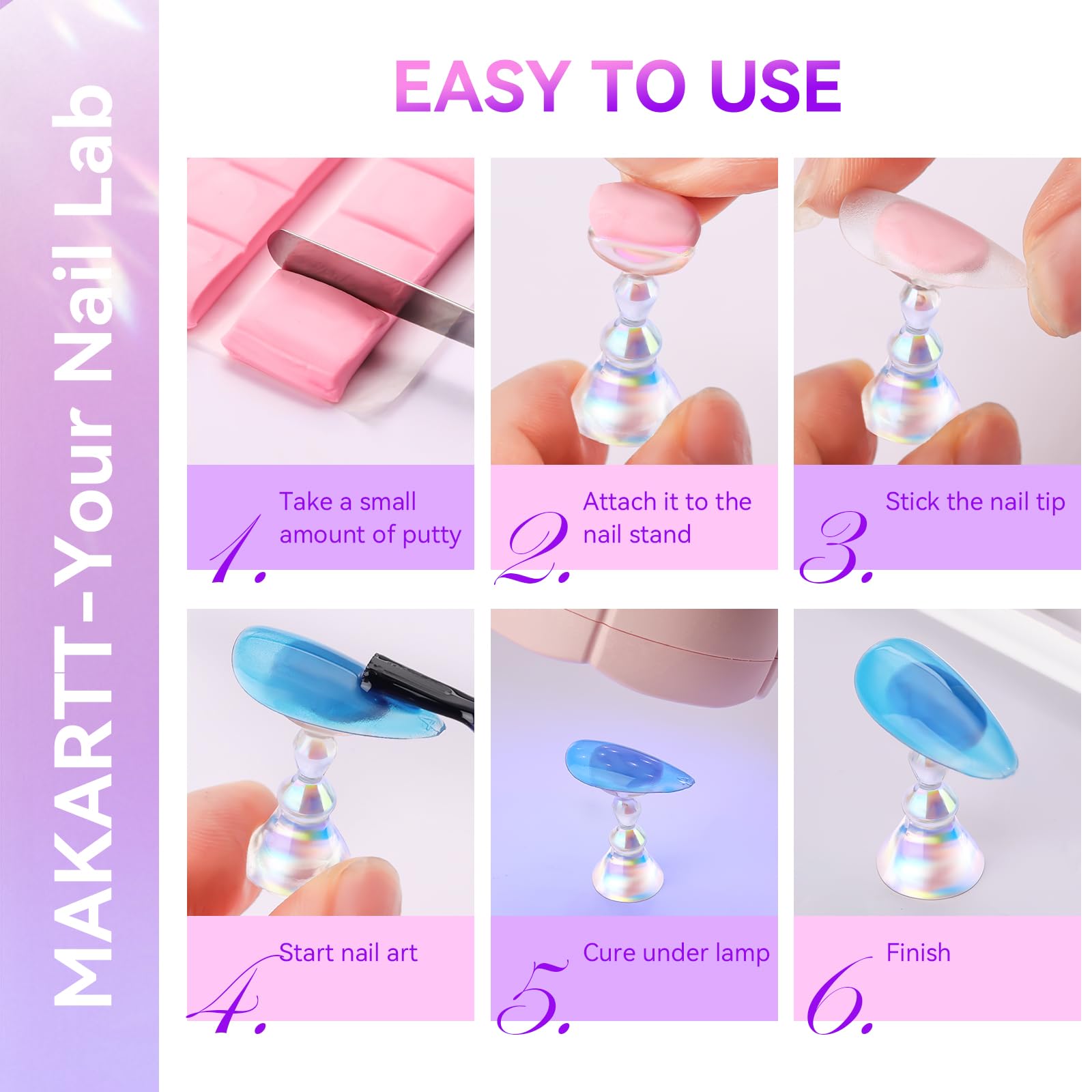 Makartt versatile tool supports beginners and pros for home salon practice.