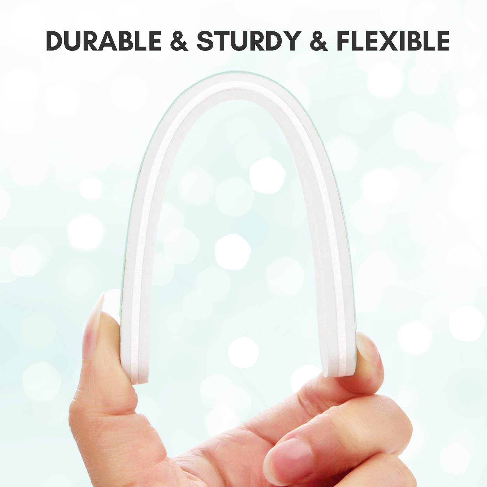 Makartt buffer held in hand during DIY manicure for precise control