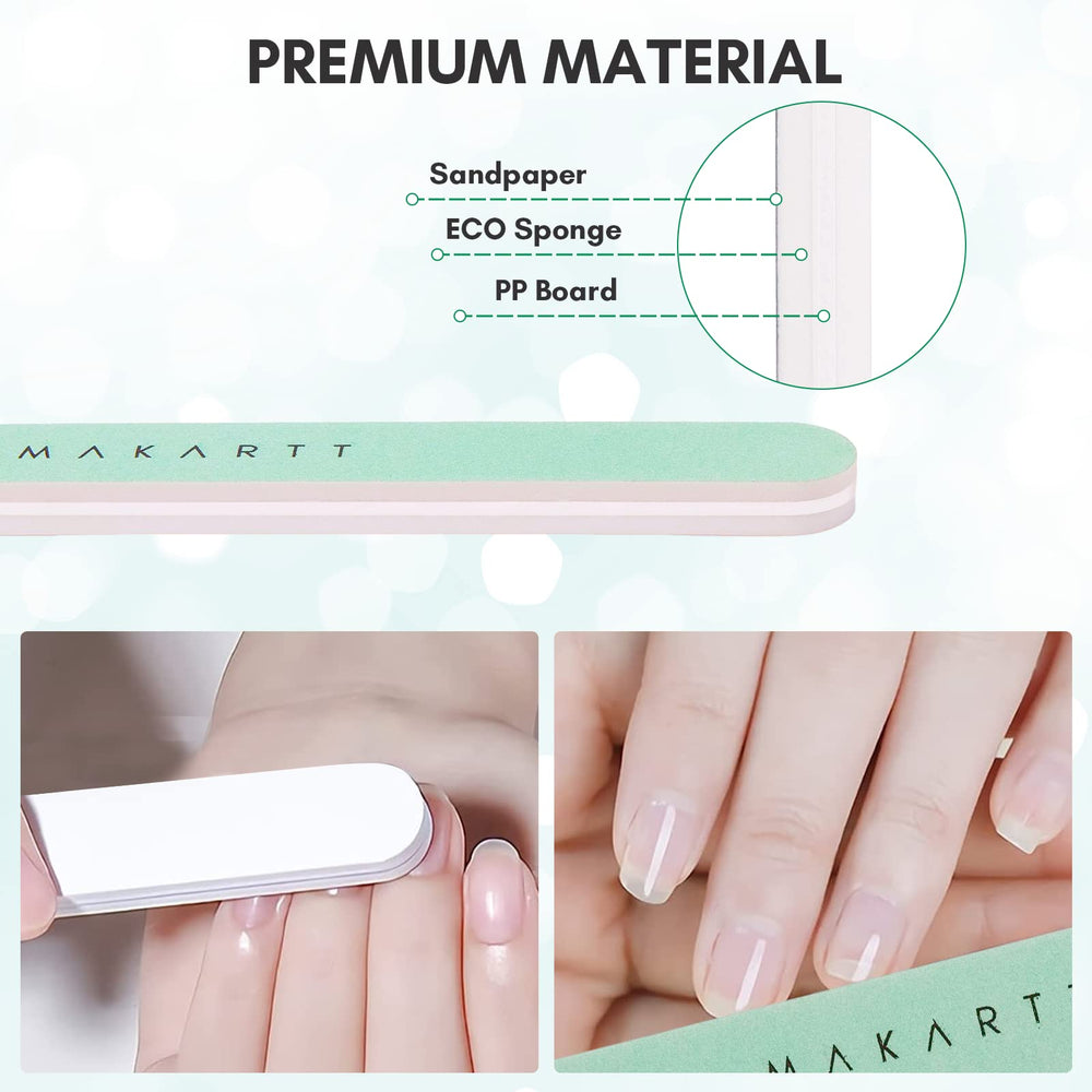 Makartt Nail Buffer mini size fits comfortably for on-the-go touch-ups