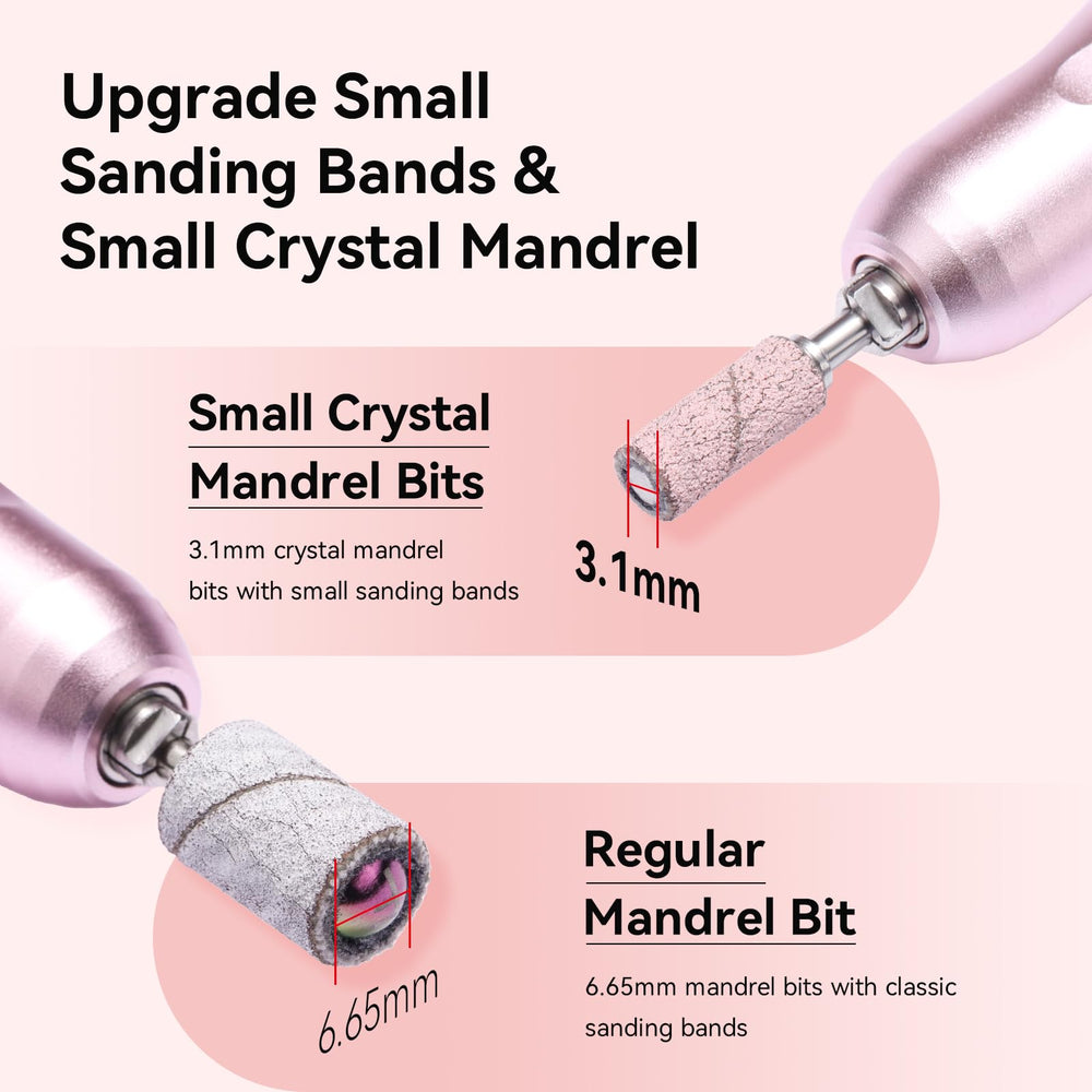 Makartt 120-grit bands for quick prep and smoothing.