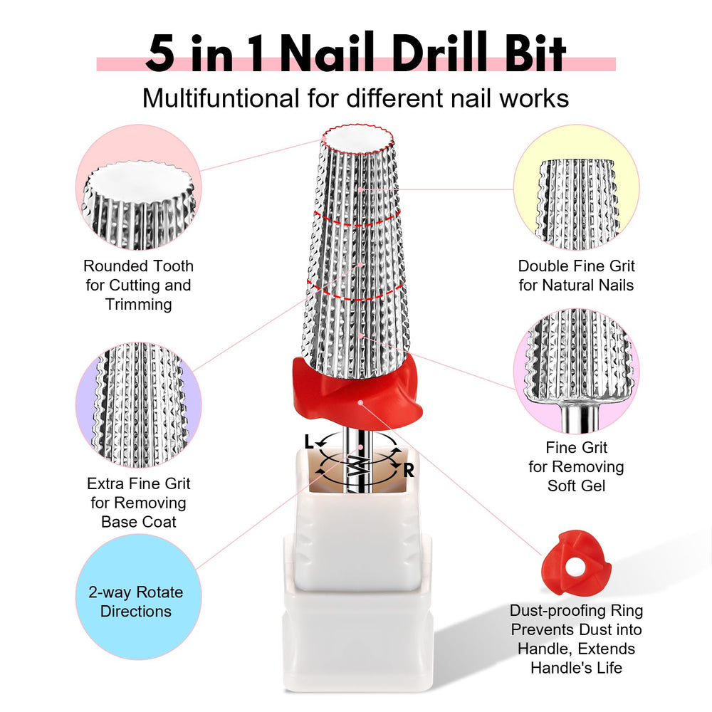 Makartt drill bit close-up shows multi-grit design for versatile prep