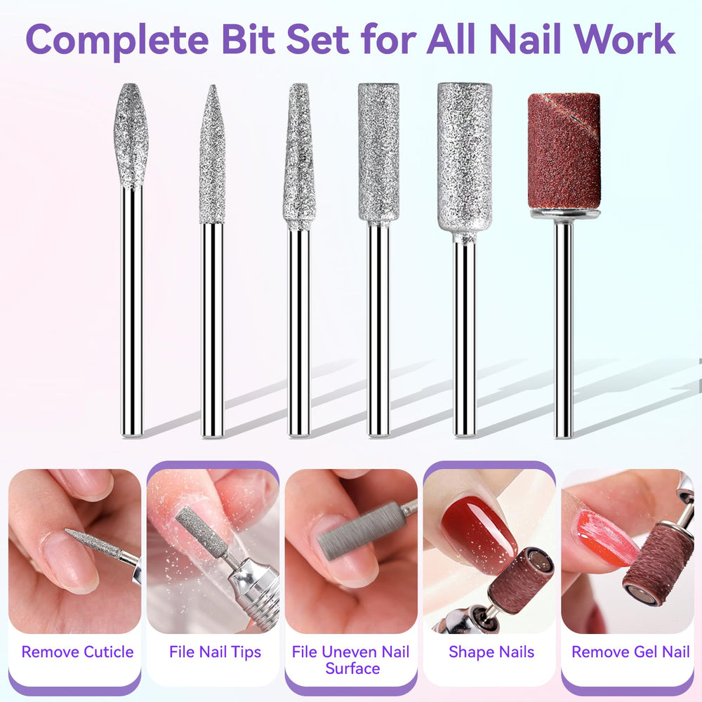 Lightweight, ergonomic design to reduce fatigue during long manicure sessions.