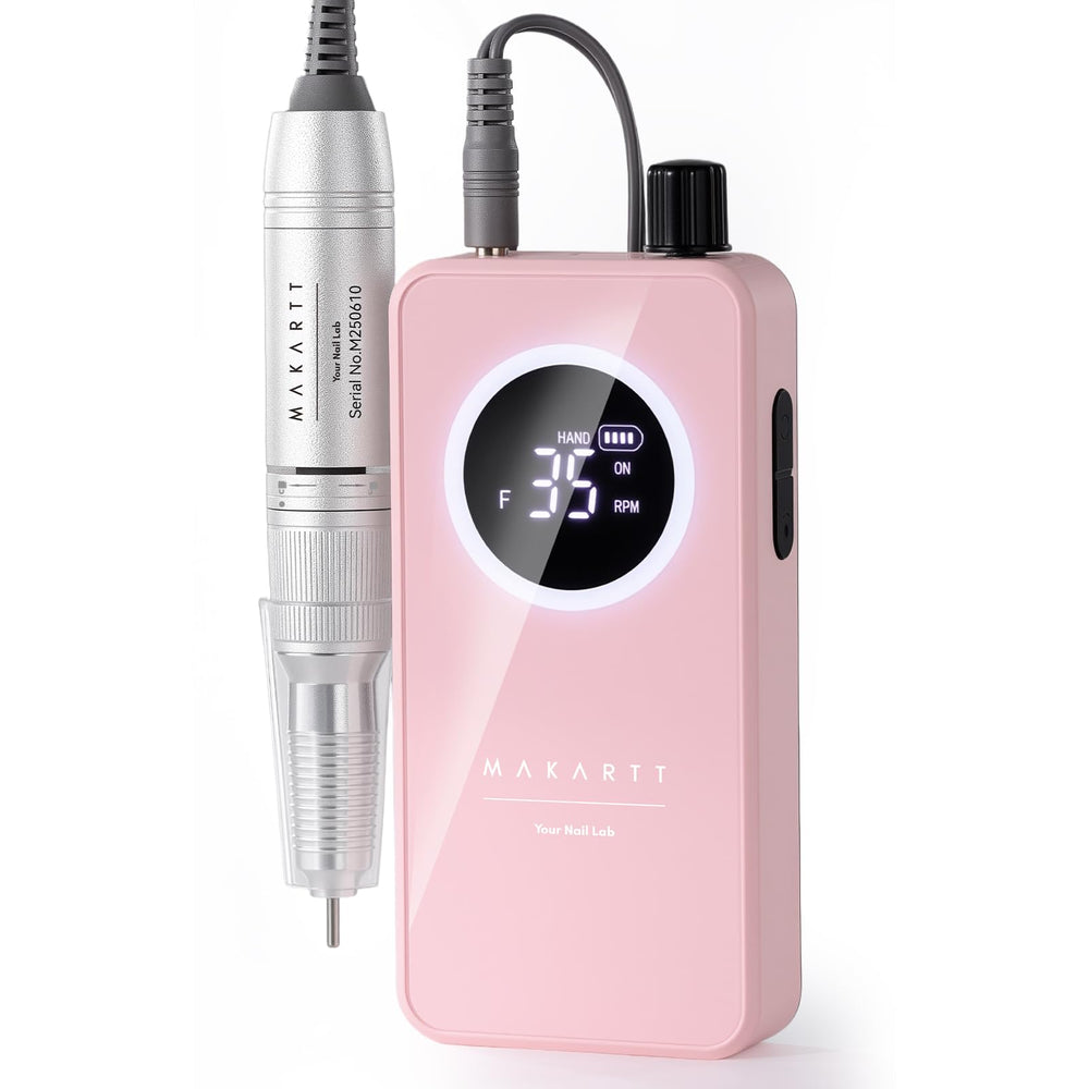 Cordless Makartt drill ideal for home manicures and quick salon touch-ups.