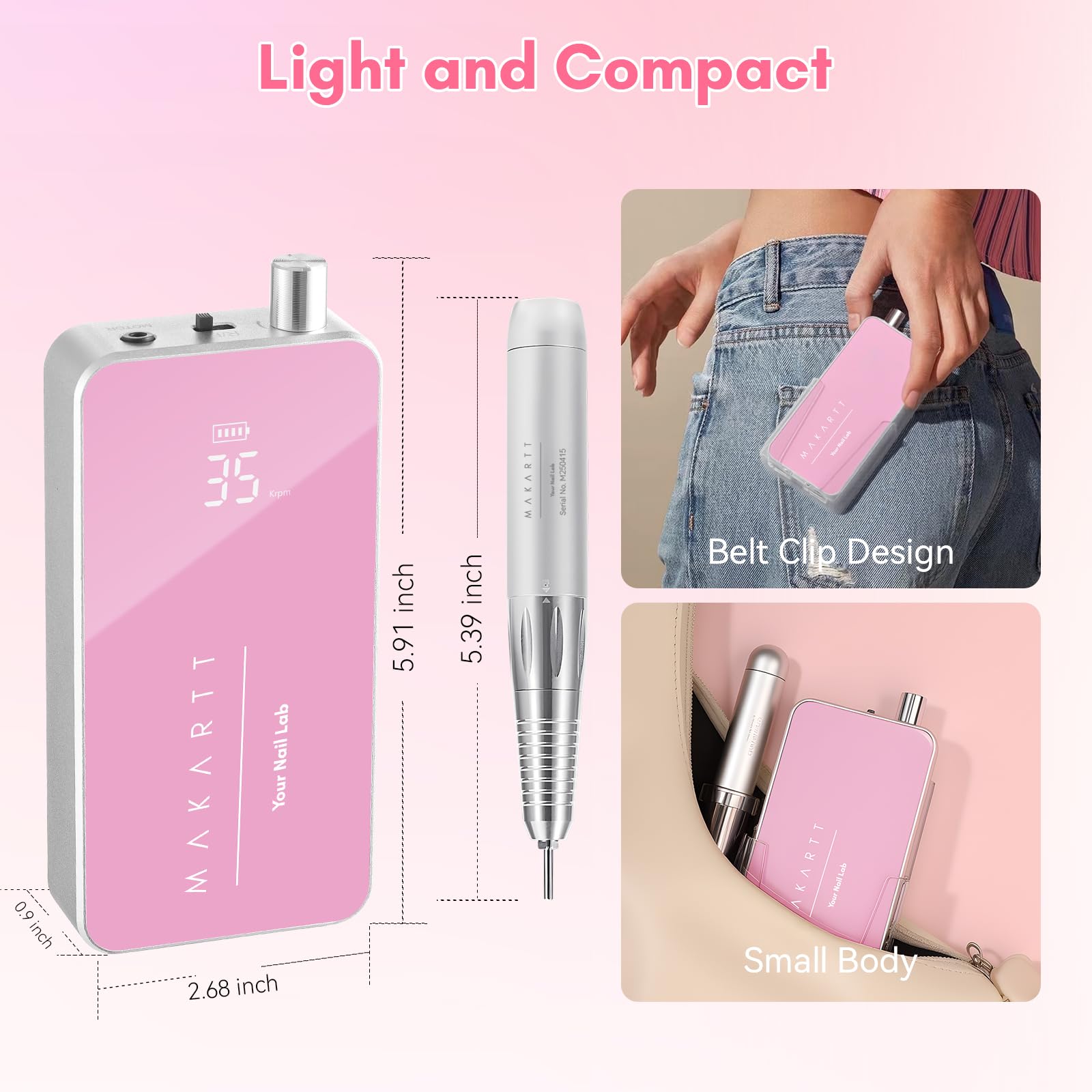 Makartt Nail Drill kit included provides complete starter setup
