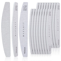Makartt dual-sided nail file set with 100/180 grit for versatile shaping.