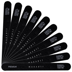 Makartt nail file 100/180 grit emery boards set for precise shaping at home