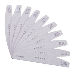 Makartt dual-sided 180/240 grit nail files for precise shaping.