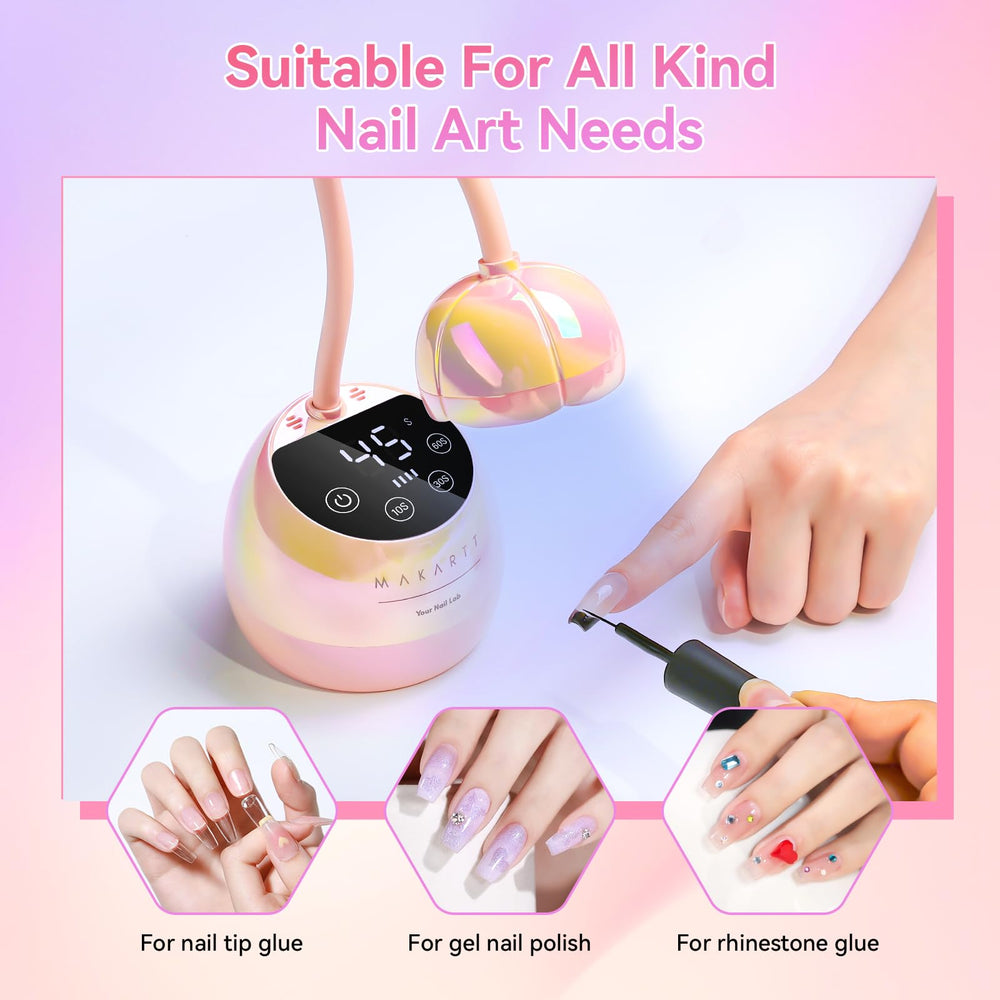 Makartt auto-sensor enables hands-free curing.