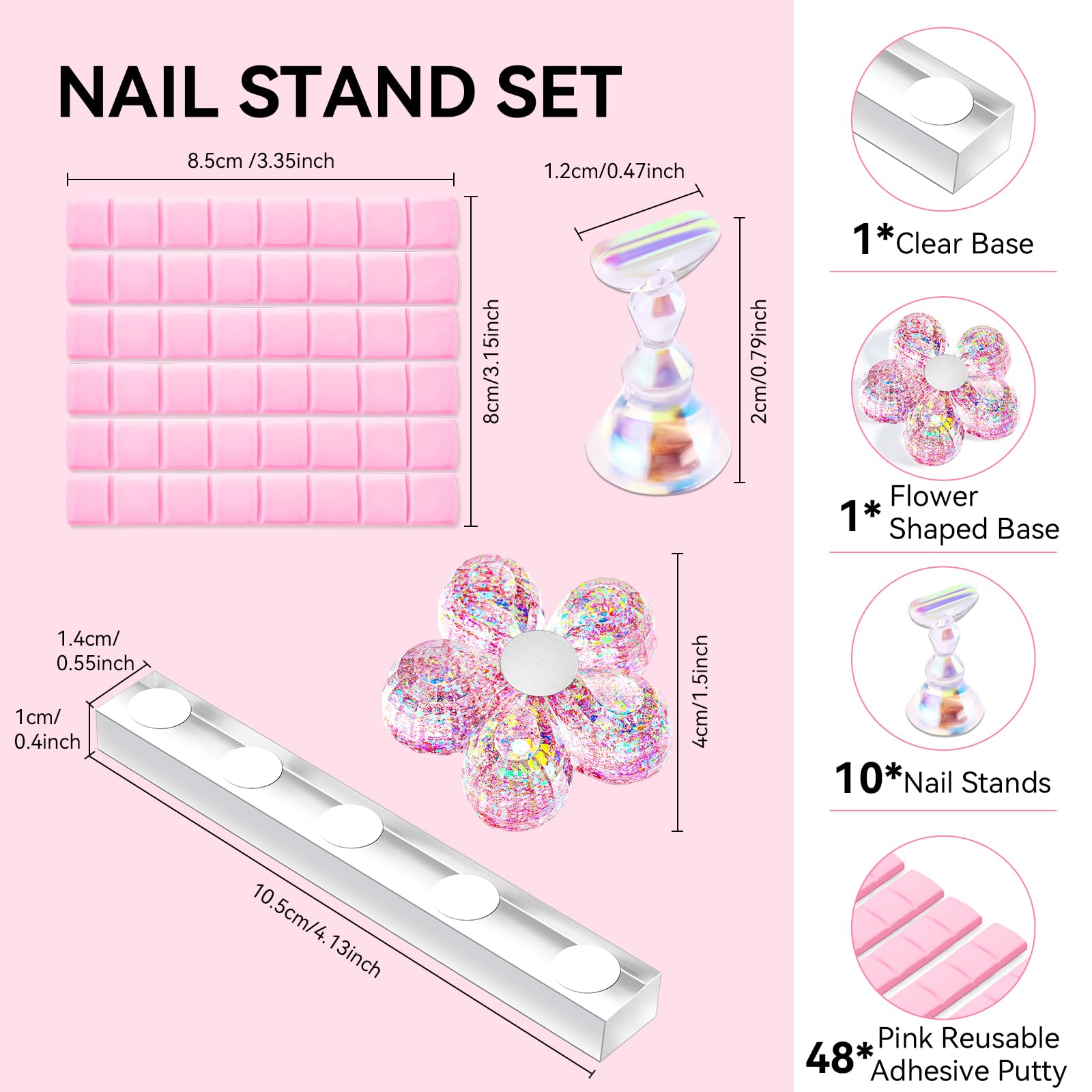 Makartt Nail Stand beginner-friendly kit for organized practice.