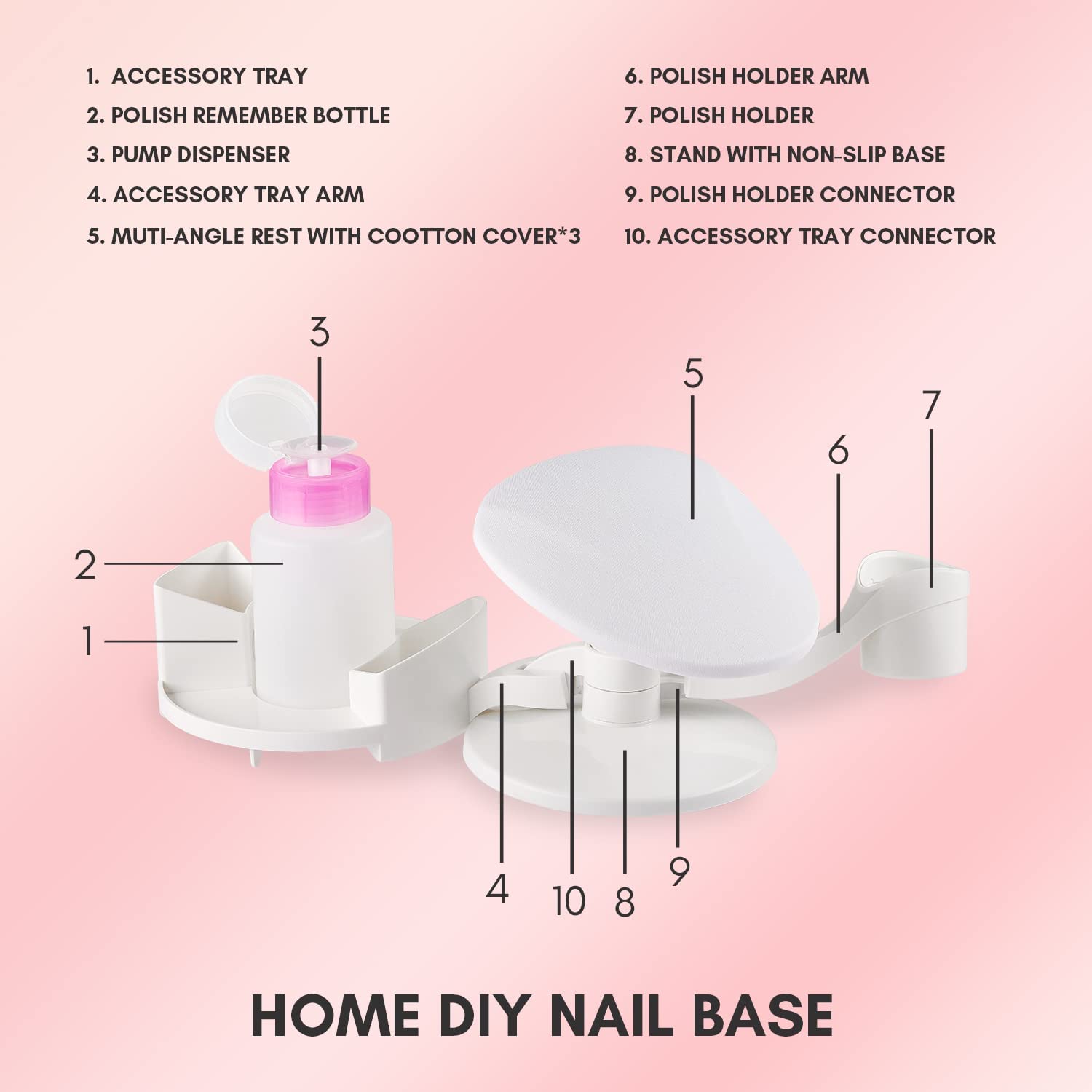 Makartt detachable-design keeps setup tidy and easy to clean after use.