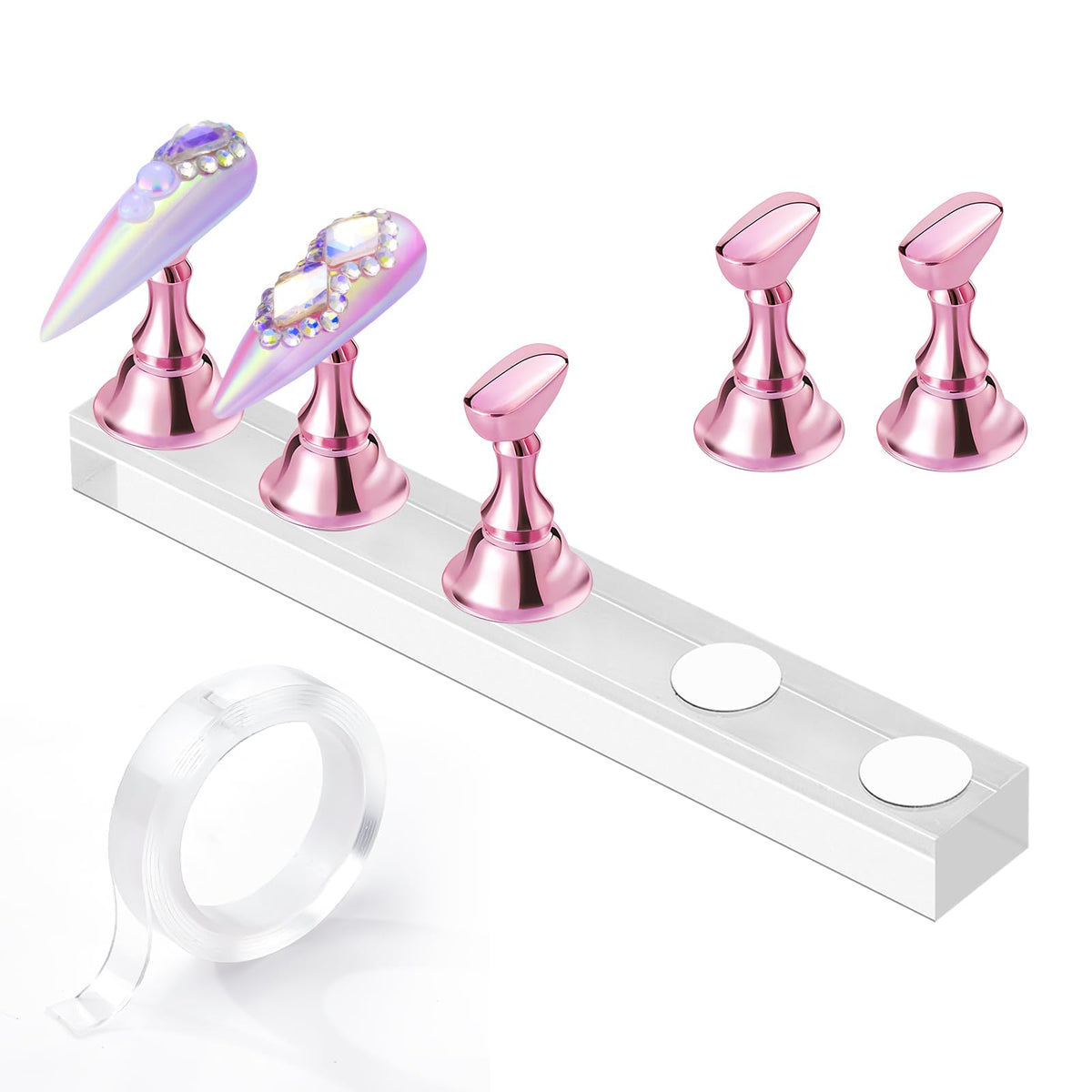Makartt Nail Stand with magnetic base for stable, precise nail art work