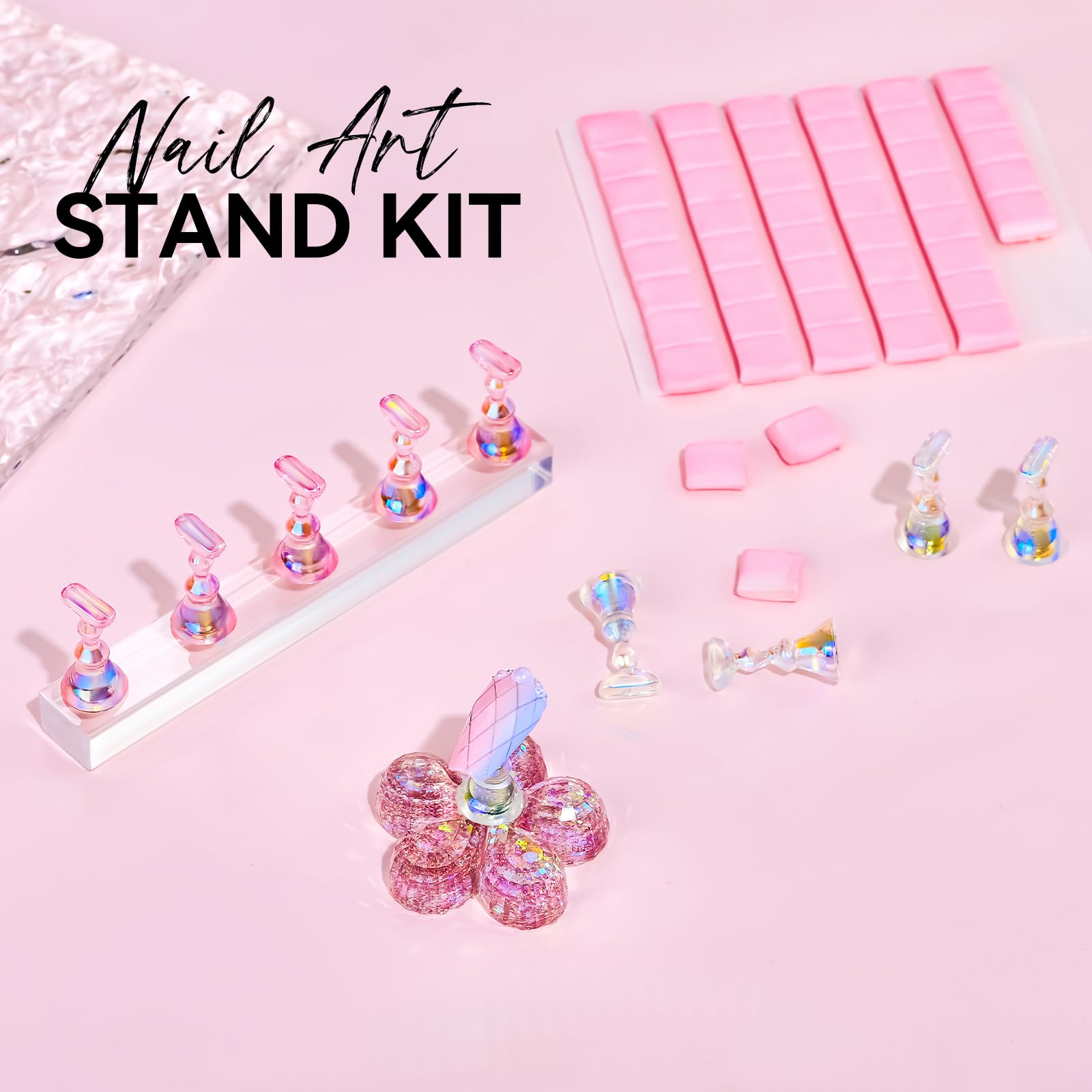 Makartt Nail Stand magnetic holder for precise nail art display and curing.